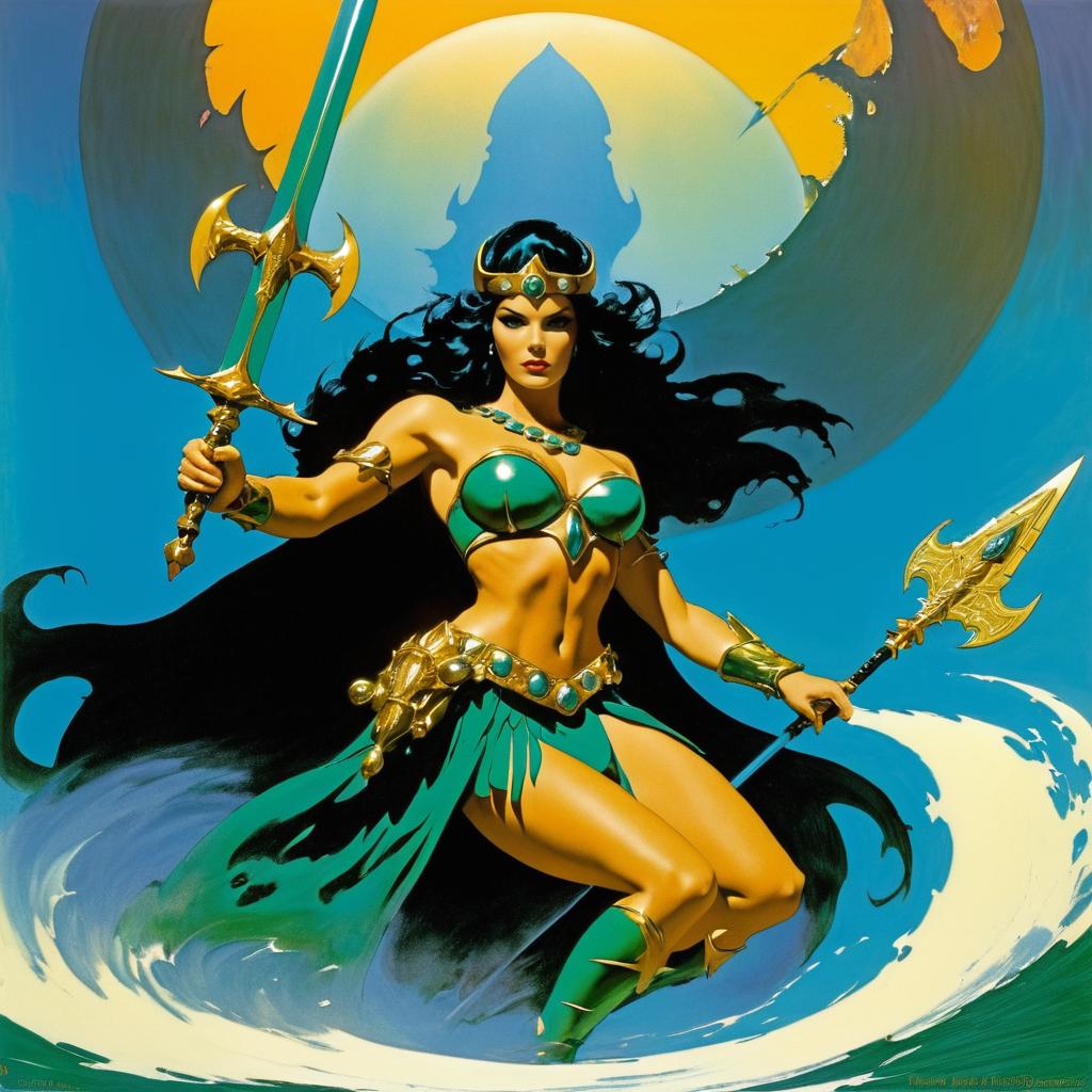 Majestic Warrior Queen of Atlantis