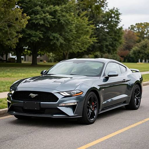 Ford Mustang Car Illustration