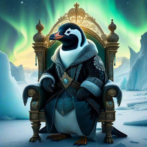 Regal Penguin Explorer in Antarctic Splendor