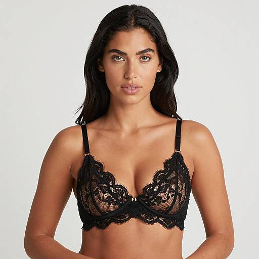 Elegant Portrait of a Woman in Lace