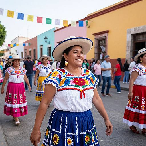 Vibrant Oaxaca Guellagüeza Festival Scene