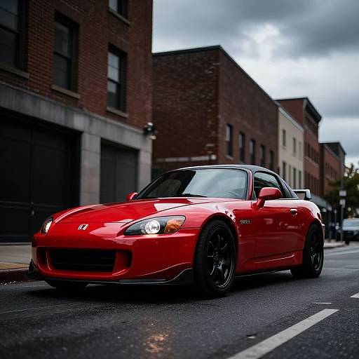 2001 Red Honda S2000 Urban Shot
