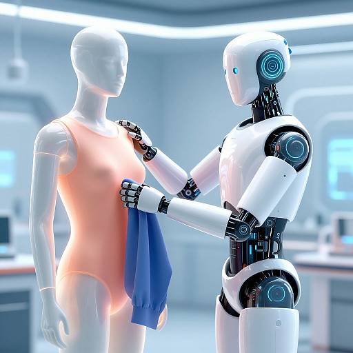Futuristic AI Clothes Removal Tech