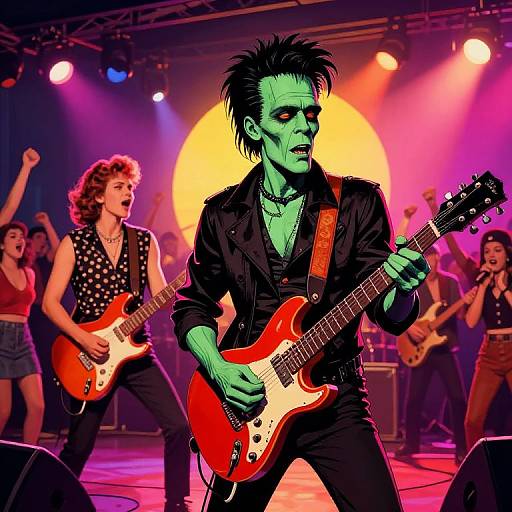 Rockabilly Frankenstein & Bride Rock Concert