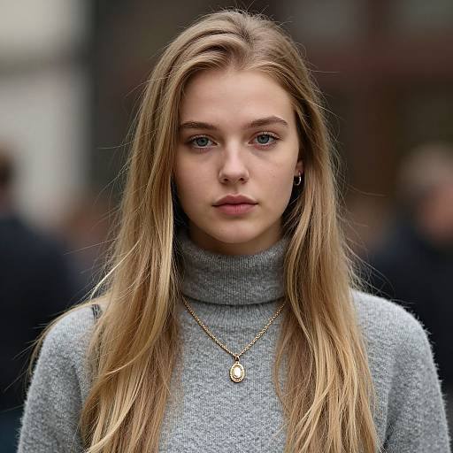 Realistic Blonde Guy with Jewelry