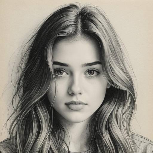 Elegant Minimalistic Portrait of a Woman