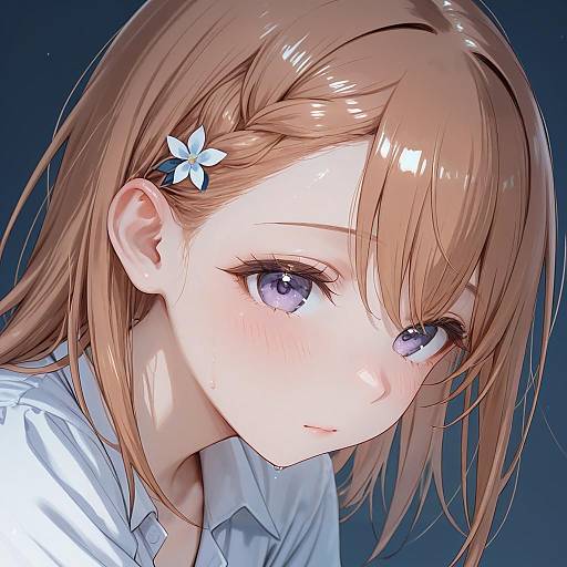 Illustration of Hanasato minori, project sekai in the style of Sakieko