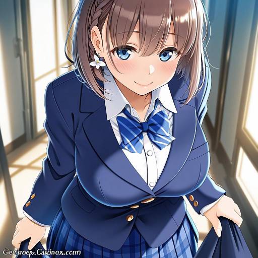 Illustration of Ai-chan (tawawa), getsuyoubi no tawawa in the style of Casino (casinoep)