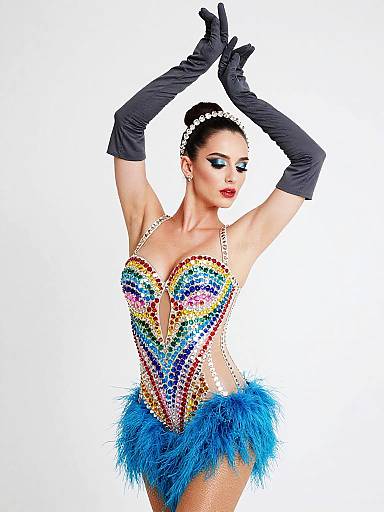 Vivid Studio Portrait of Show Performer