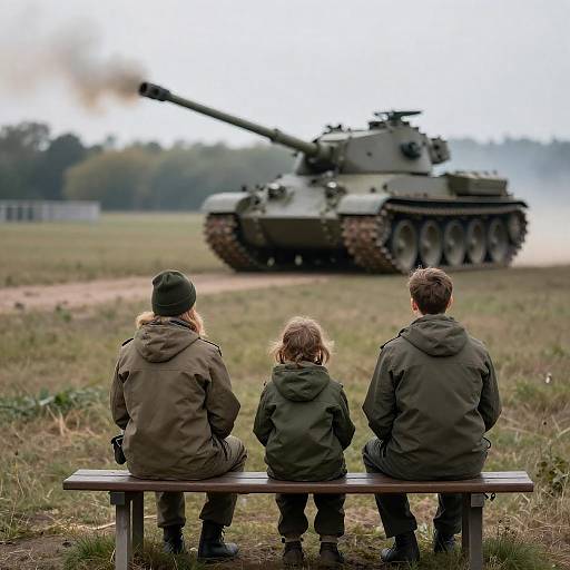 Serene Moment Amidst Turmoil