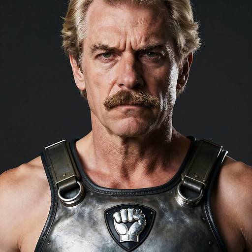 Intense Portrait of an Older Man