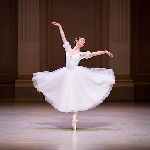 Elegant Classical Ballet in Ballroom