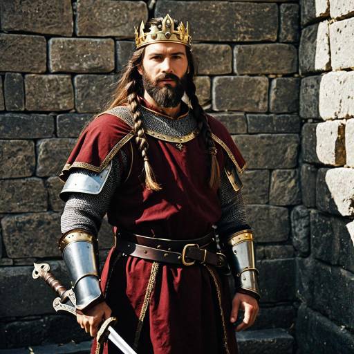 Majestic Medieval Warrior Portrait