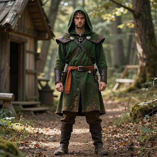 Lich Costume Adventure in Forest Path