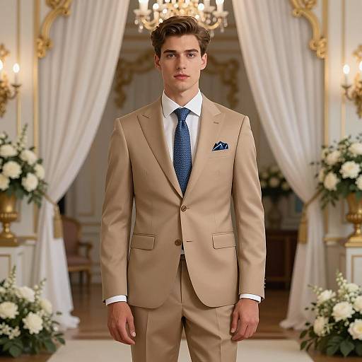 Elegant Formal Wedding Attire Photography