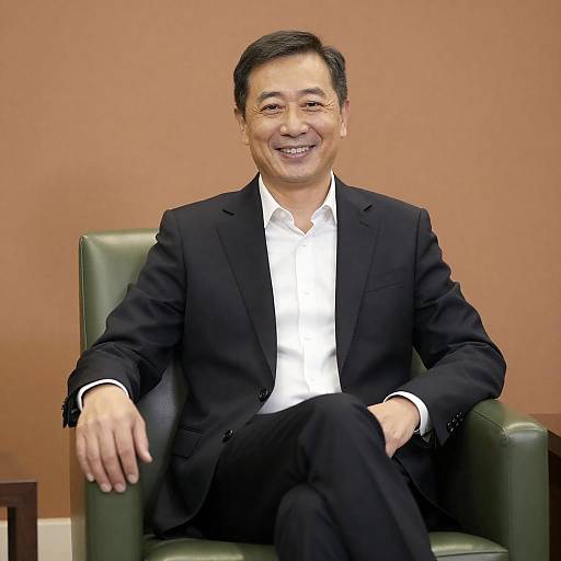 Elegant Middle-Aged Man in a Suit