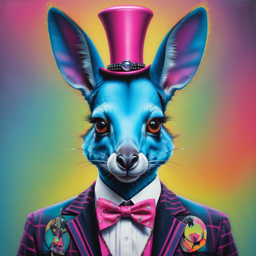 Punk Kangaroo: A Lowbrow Art Masterpiece