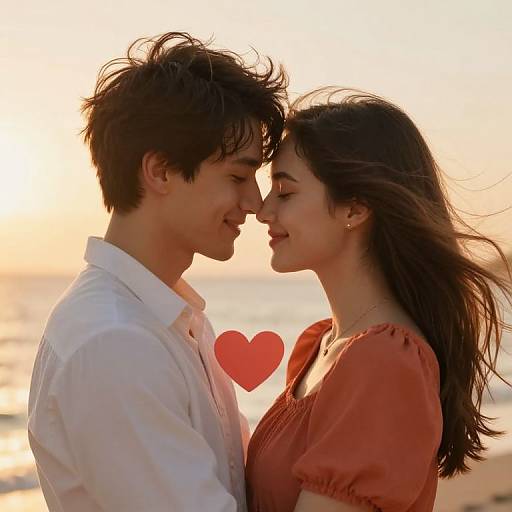 Entwined Hearts Radiating Warmth