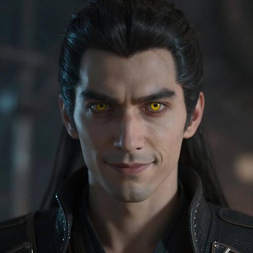 Intense CGI Portrait of a Male Character