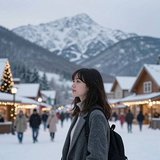 Winter Solitude and Festive Reflection