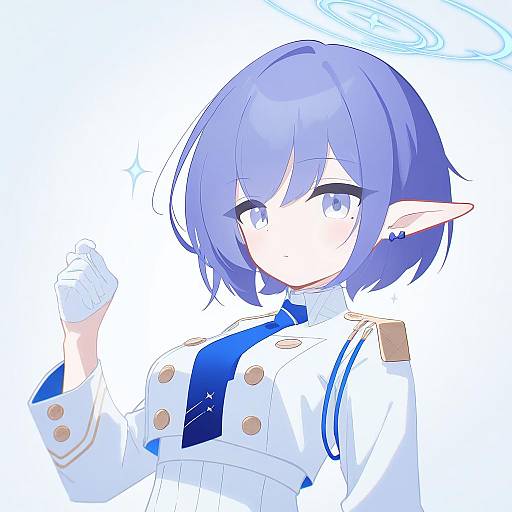 Illustration of Aoi (blue archive), blue archive in the style of Mocha (cotton)