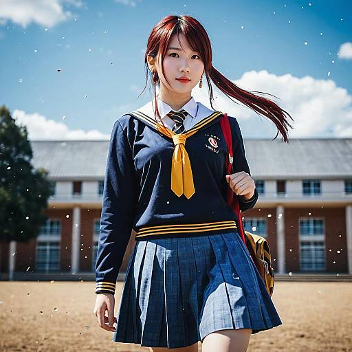 Misaka Mikoto in School Uniform