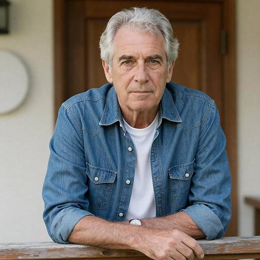 Outdoor Portrait of Mature Man