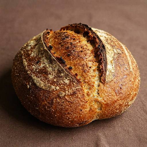 Rustic Golden Loaf Close-Up