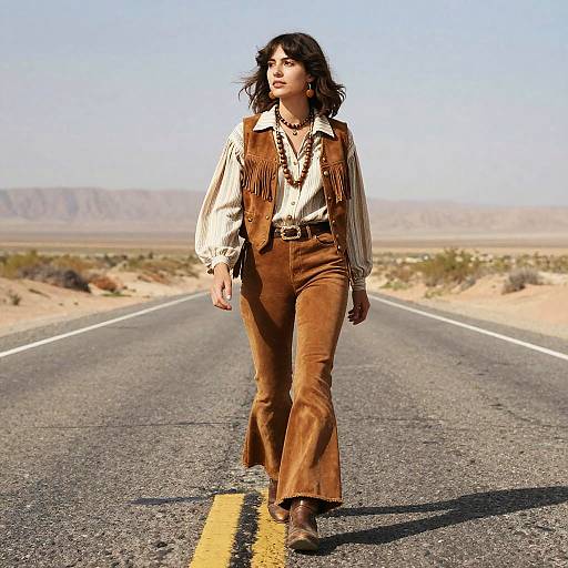 70s Roadtrip Style in Desert