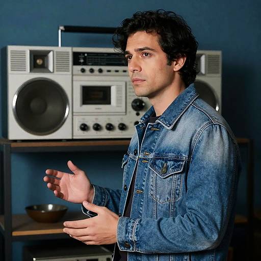 Intense Portrait in a Vintage Setting