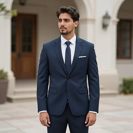 Man in Suit Wedding Guest