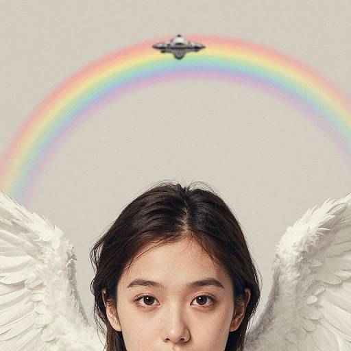 Minimalist Angel View with Interstellar UAP