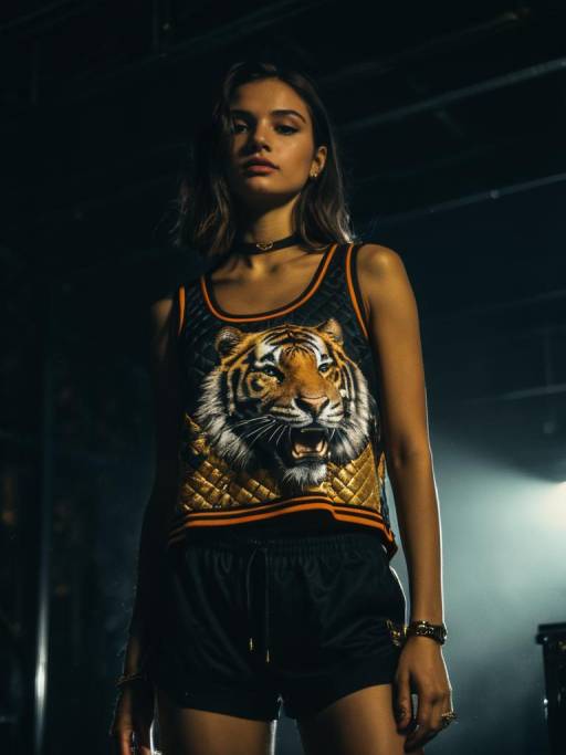 Casual Chic: Tiger Graphic Outfit