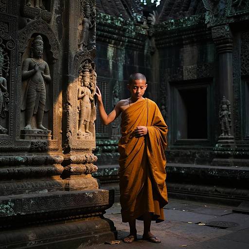 Young Monk Apprentice Solving Mysteries