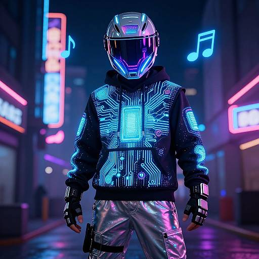 Futuristic Rapper Halloween Costume