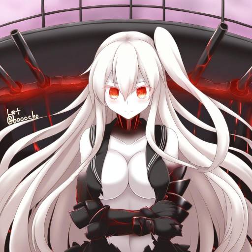 Illustration of Aircraft carrier princess, kantai collection in the style of Bococho