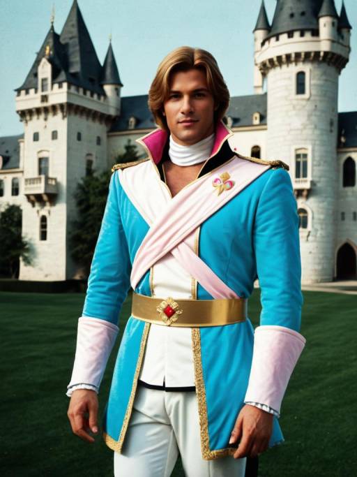 Man in Prince Adam Costume by Castle