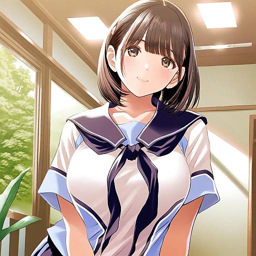 Illustration of Anegasaki nene, love plus in the style of Kurose kousuke