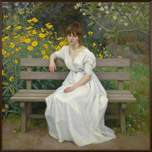 The Yellow Flower by Robert Lewis Reid