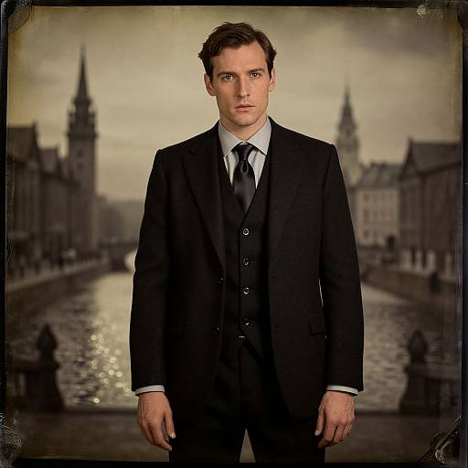 Gothic Elegance in Collodion Style