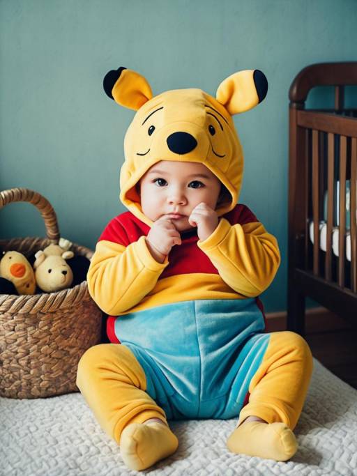 Baby in Winnie the Pooh Costume