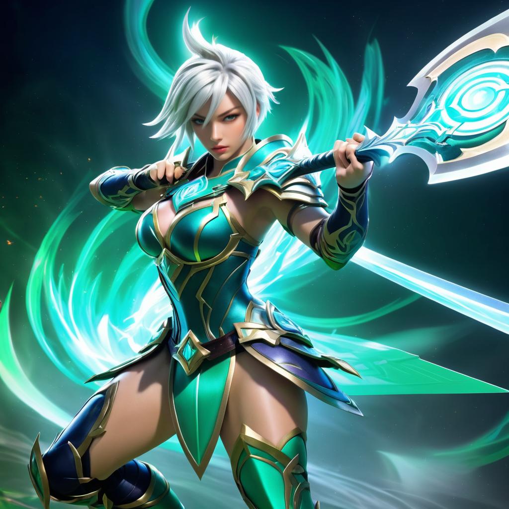 Elegant Warrior: Riven Character Design