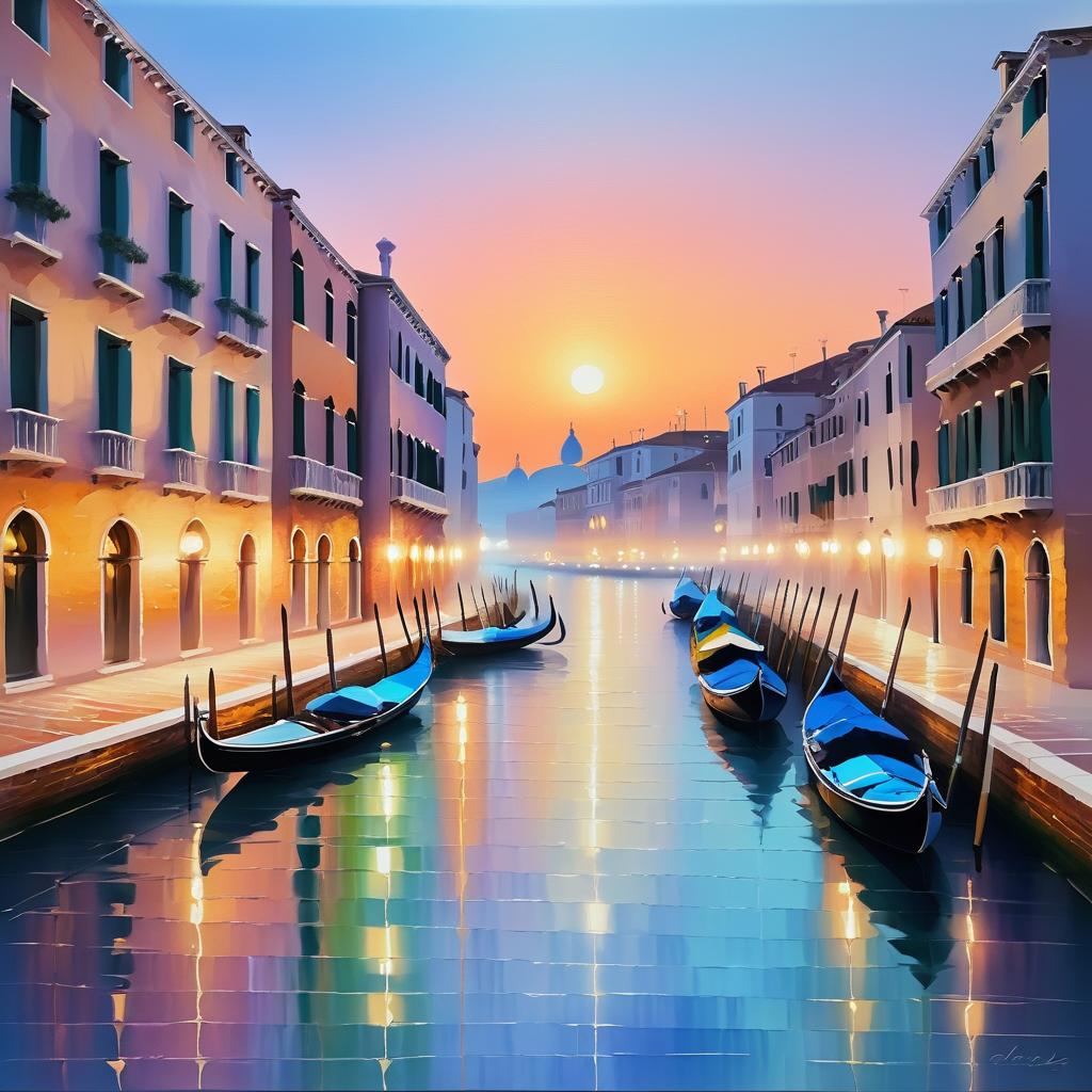 Dawn in Venice: An Impressionist Masterpiece