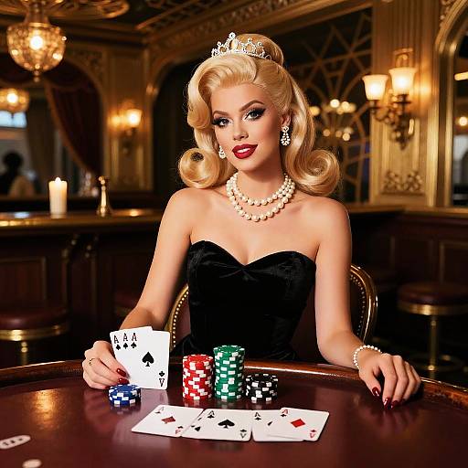 Vintage Casino Queen Barbie