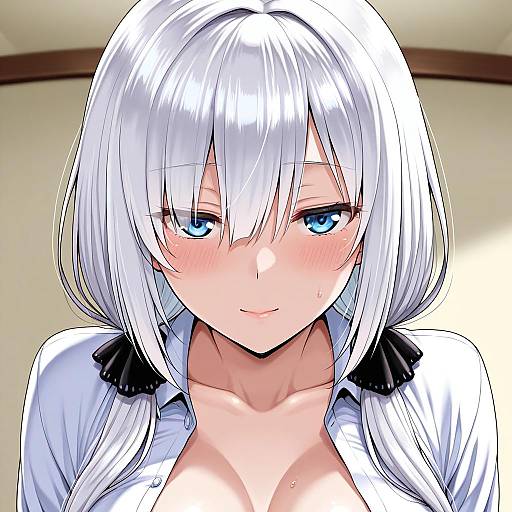 Illustration of Ars almal, nijisanji in the style of Nigou