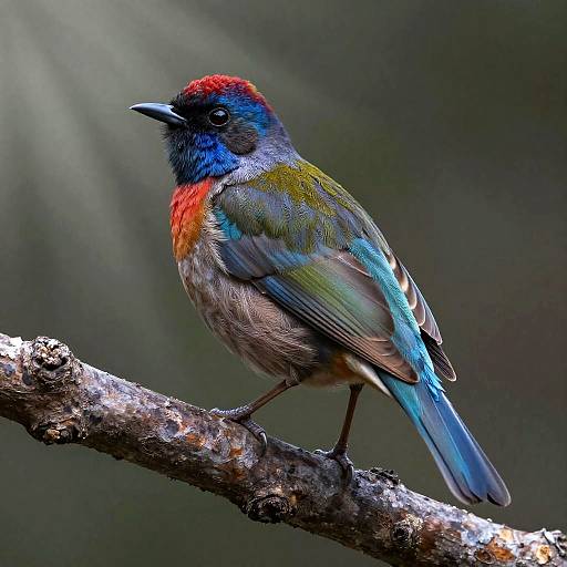 Hyperrealistic Guofeng Bird Illustration