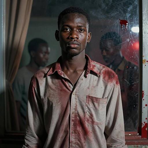 Intense Portrait of a Young Man