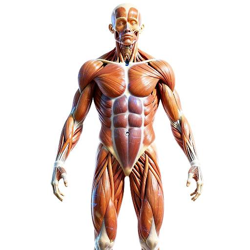 Surreal AI Muscle Anatomy Illustration