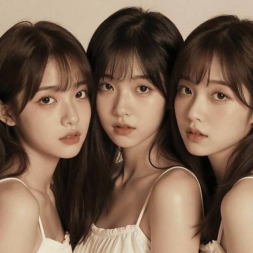 Sepia Studio Trio Rusty Idol Portrait