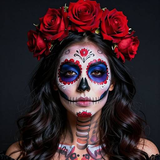 Ethereal Day of the Dead Beauty